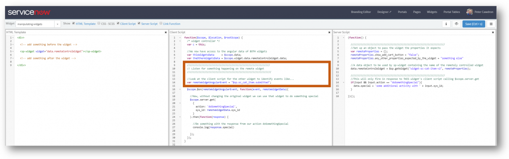 Manipulating Service Portal Widgets Without Modifying Them – JDS Australia